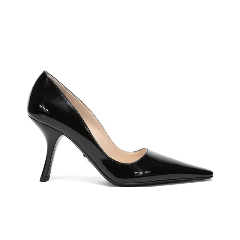 PRADA Satin Pumps 'Black' Women's-1