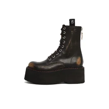 R13 Ankle Boots 5cm Women's Black Gold