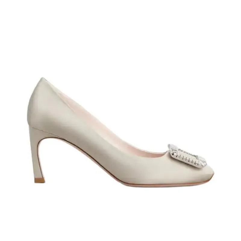 Roger Vivier Trompette High Heels 7cm Women's Silver-1