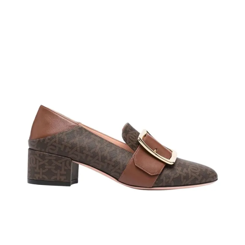 BALLY MJanelle Monogram Buckle Loafers-1
