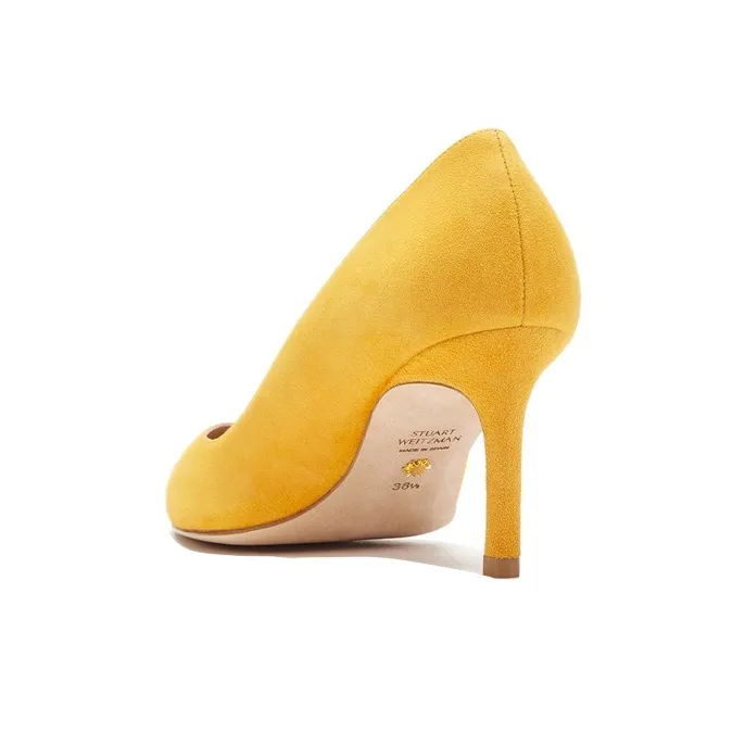 Stuart Weitzman/SW Anny Slim Heel High Heels 7cm Women's Yellow-3