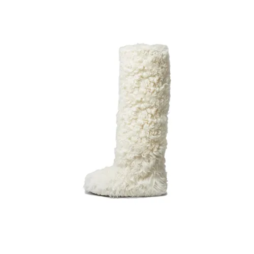 Moncler Beverly Over the knee Boots 3.5cm Women's White