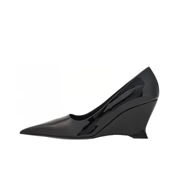 FERRAGAMO 70mm Wedge heel Leather Pumps