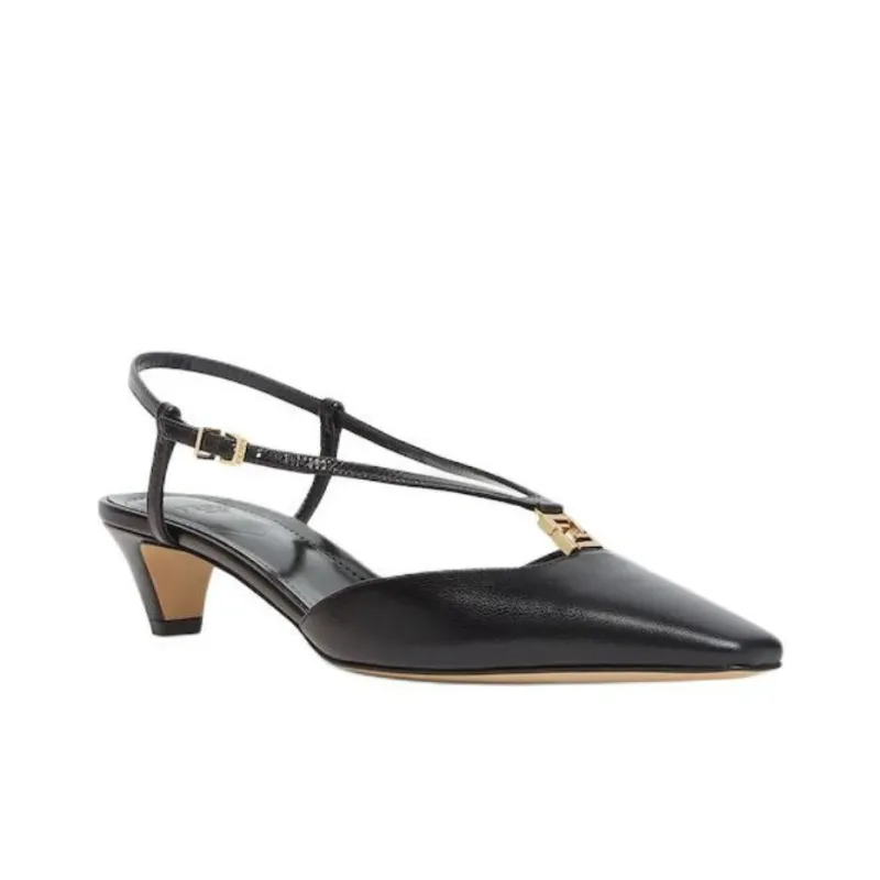 FENDI FFold Slingback Pumps-2