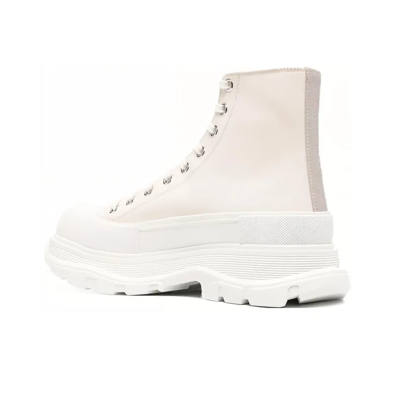 Alexander McQueen Tread Slick Boots 'Cream White Beige'-3