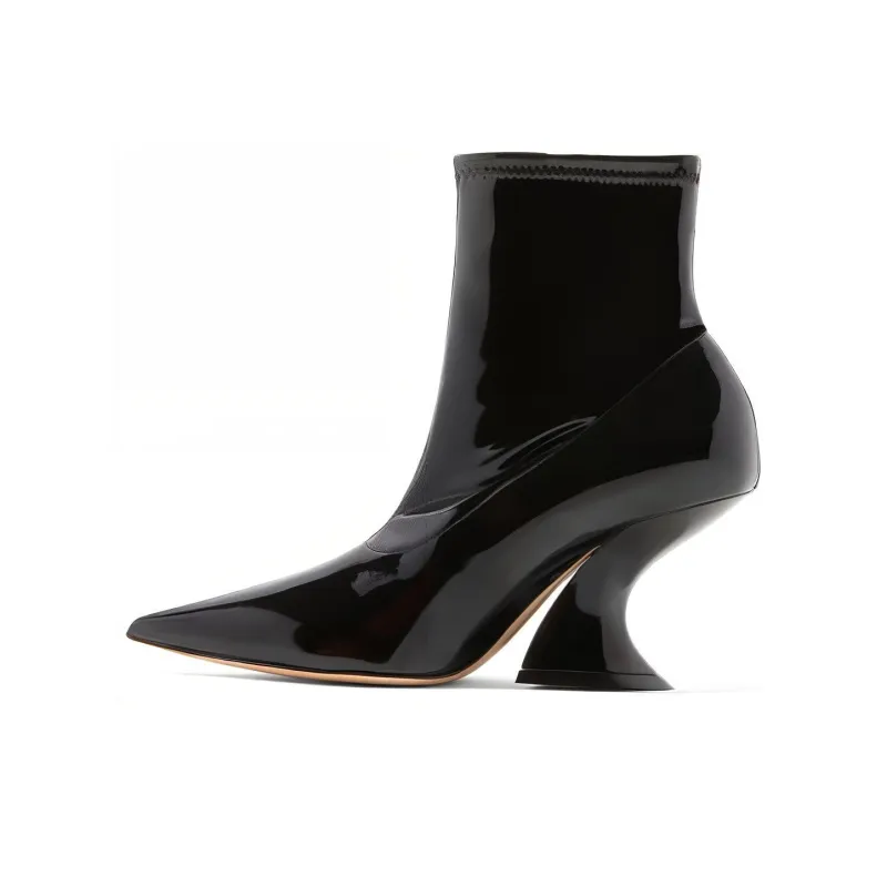 Casadei Ankle Boots 8cm Women's Black-0