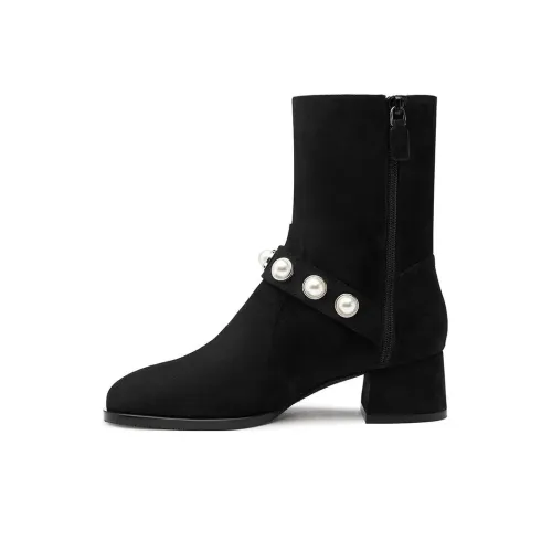 stuart weitzman 50mm Suede Ankle Boots