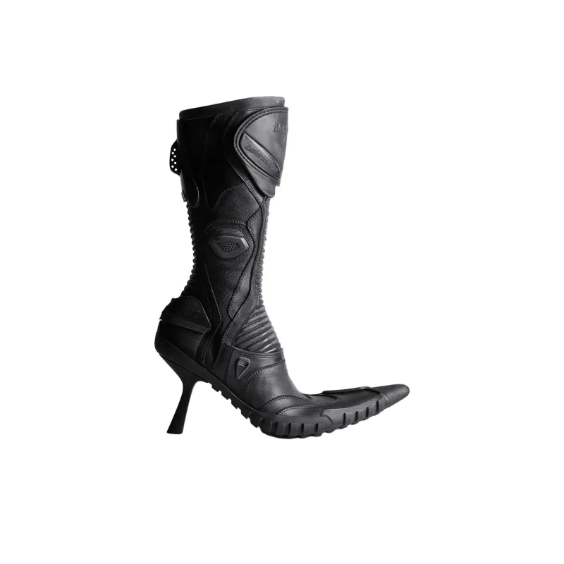 Balenciaga Biker 90mm Leather Boots-1