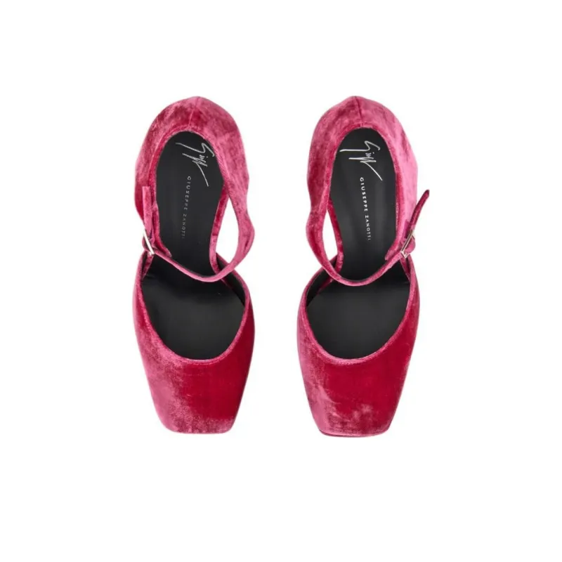 Giuseppe Zanotti Bebe Velvet 150mm Pumps-4