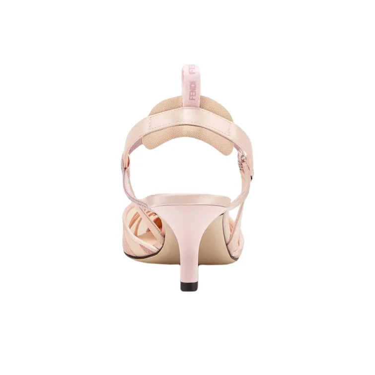 FENDI Colibri Slim Heel Stylish Sandal Women's Pink-4
