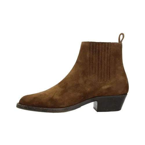 SAINT LAURENT Ankle Boots Women's Brown