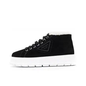 PRADA Ankle Boots Women's Carbon Black