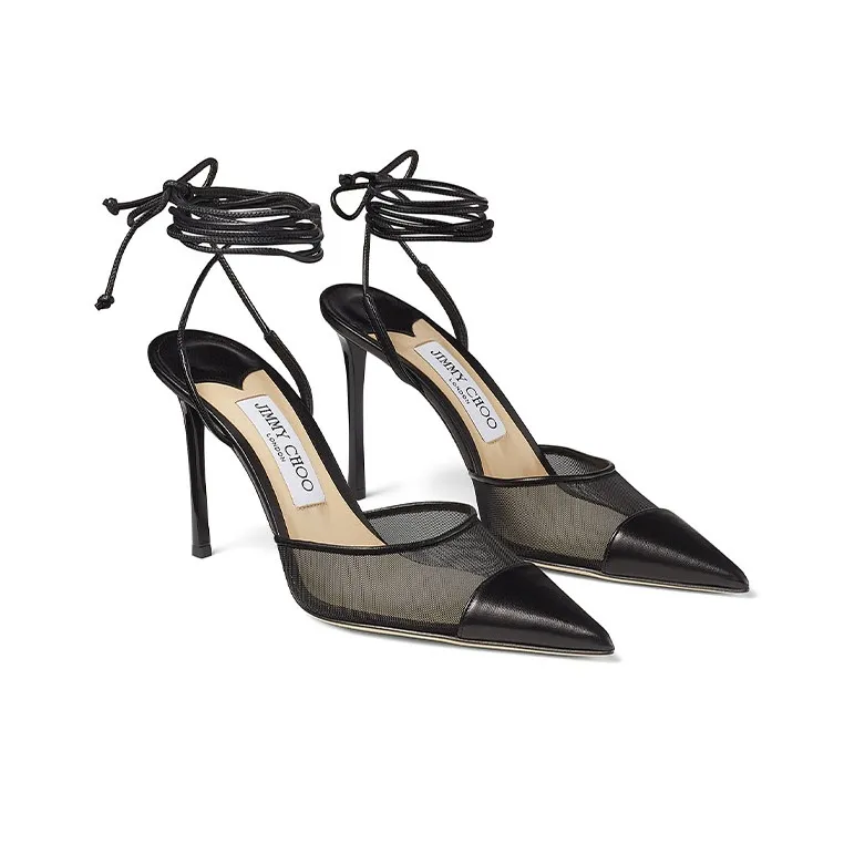 Jimmy Choo Farley 95 High Heels Women's Black-2