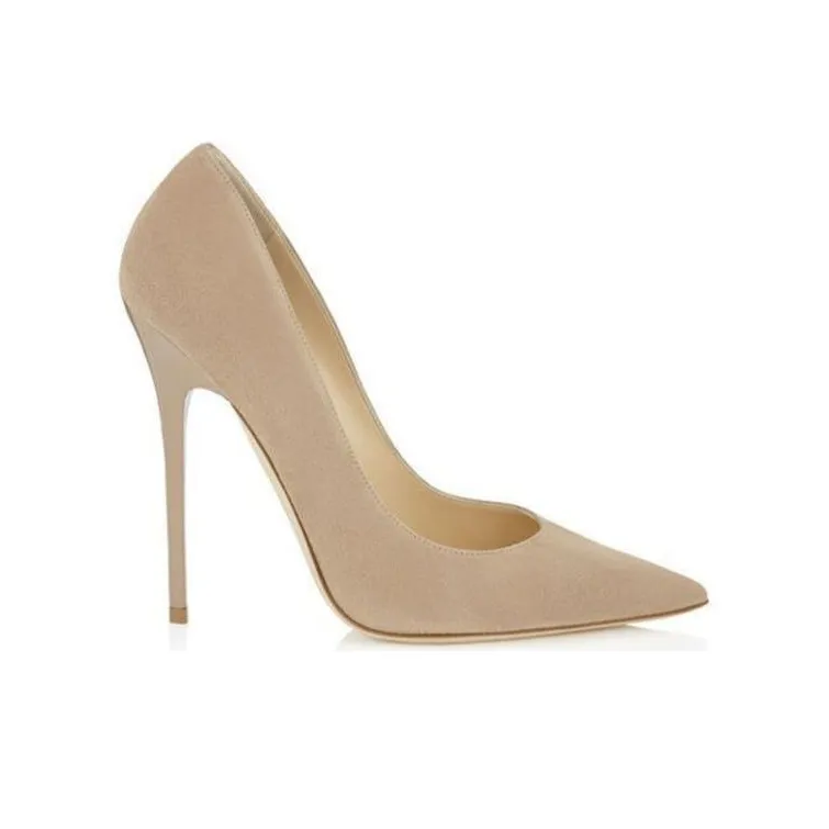Jimmy Choo Slim Heel High Heels 12cm Women's Nude-1