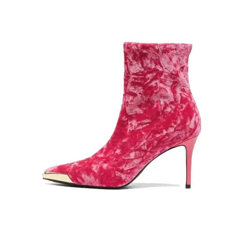 VERSACE JEANS Ankle Boots Women's Red