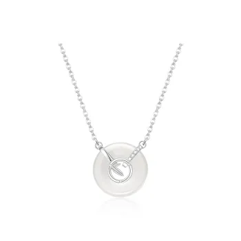 CHINA GOLD Chalcedony Necklaces Women's