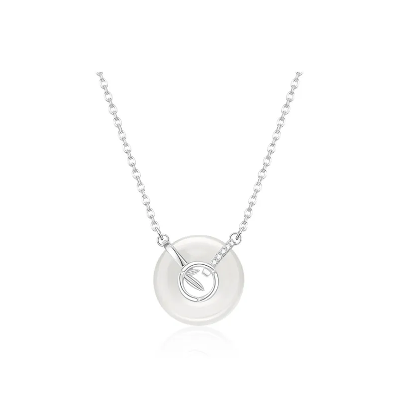 CHINA GOLD Chalcedony Necklaces Women's-0