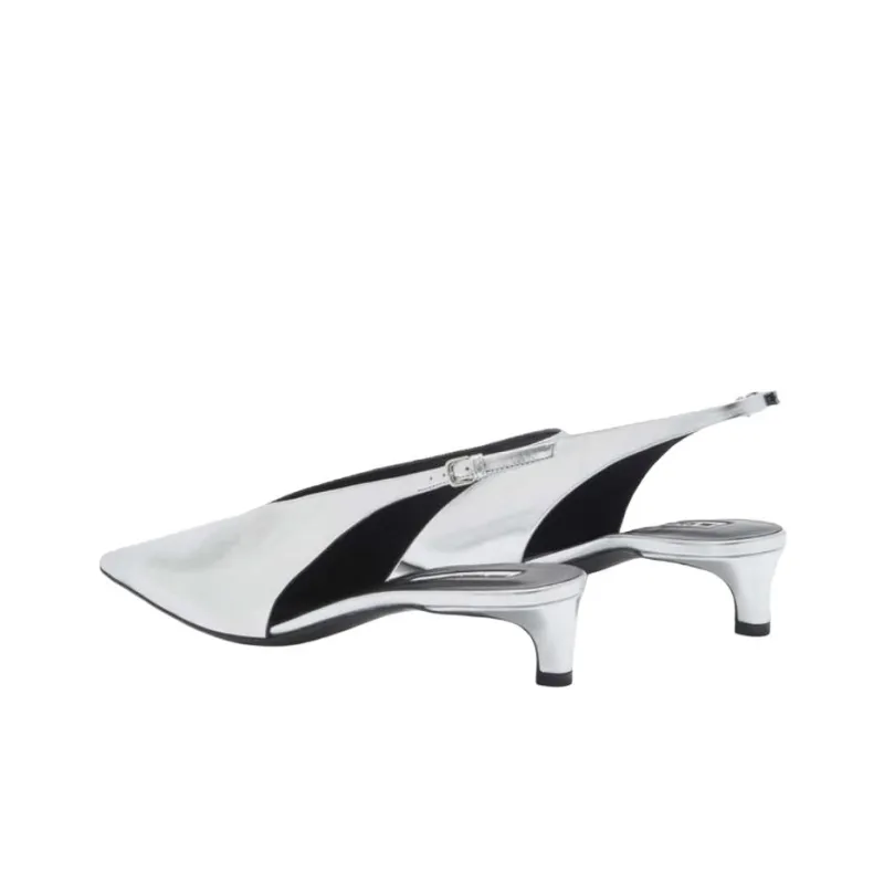 JIL SANDER High Heels Women's Silver-3