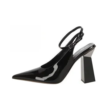 Valentino Irregular Heel High Heels 11cm Women's Black