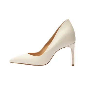 Schutz Lou Lo Slim Heel High Heels 8.4cm Women's White