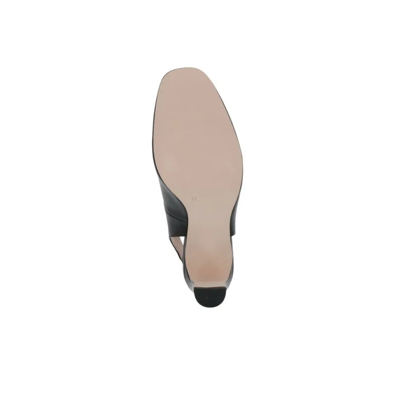 CAPRICE Twiggy Chunky Heel High Heels 8.5cm Women's Black-6