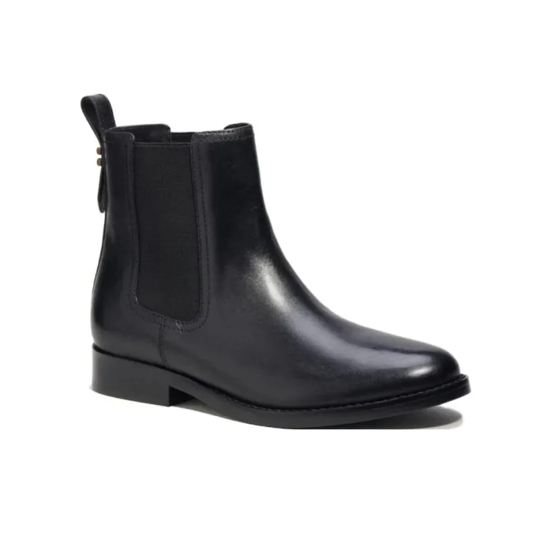 COACH Short Chelsea Boots 2.5cm Women's Black-2