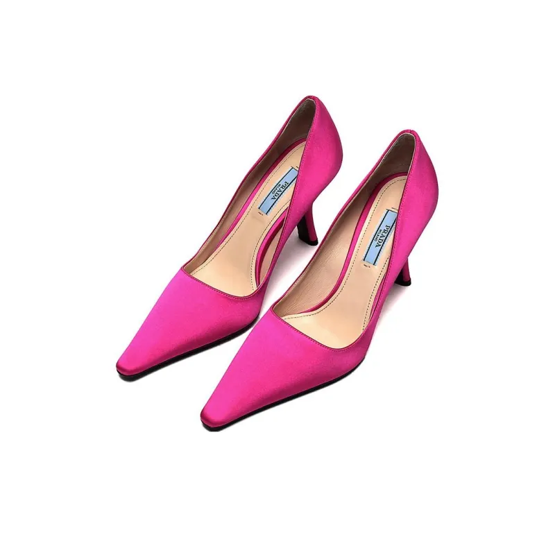 PRADA High Heels Women's Rose Red-2