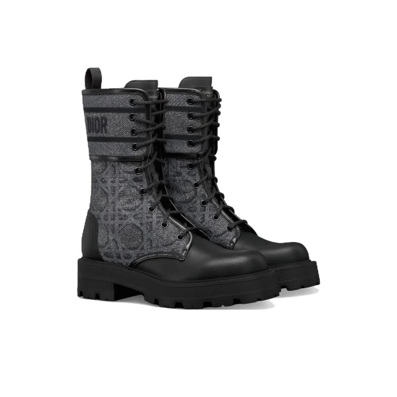 DIOR D-Major Ankle Boots Women's Black-2