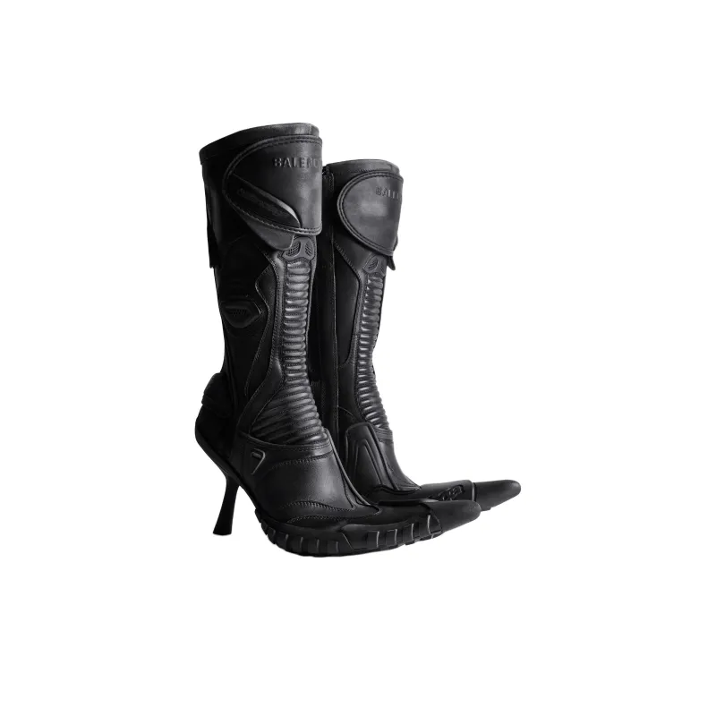 Balenciaga Biker 90mm Leather Boots-3