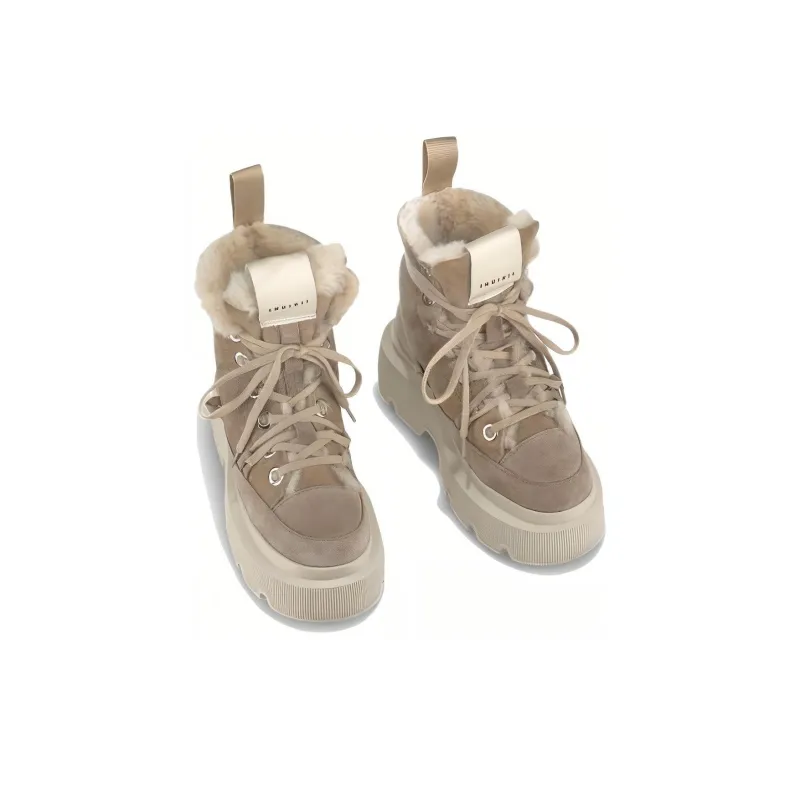 Inuikii Ankle Boots Women's Beige-2