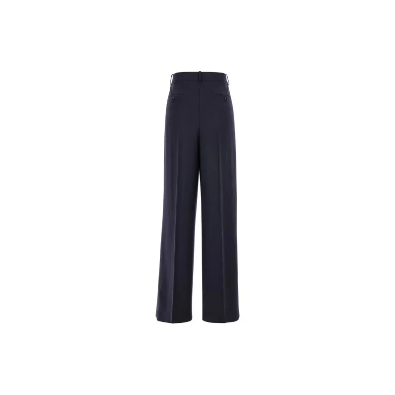 THEORY Dbl Pleat Straight Leg Pants-1