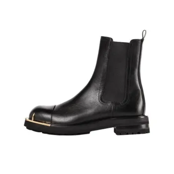 Roberto Cavalli Short Chelsea Boots Men's Black