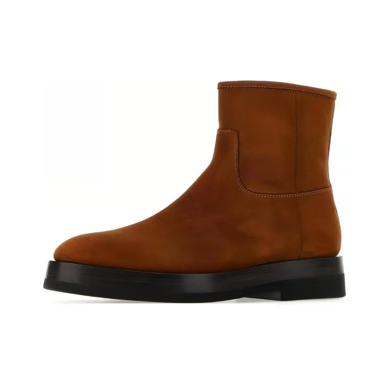 Santoni Ankle Boots Men's Brown-3