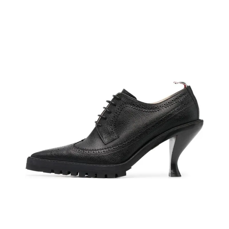 THOM BROWNE Longwing Brogues With Sculpted Heel-0