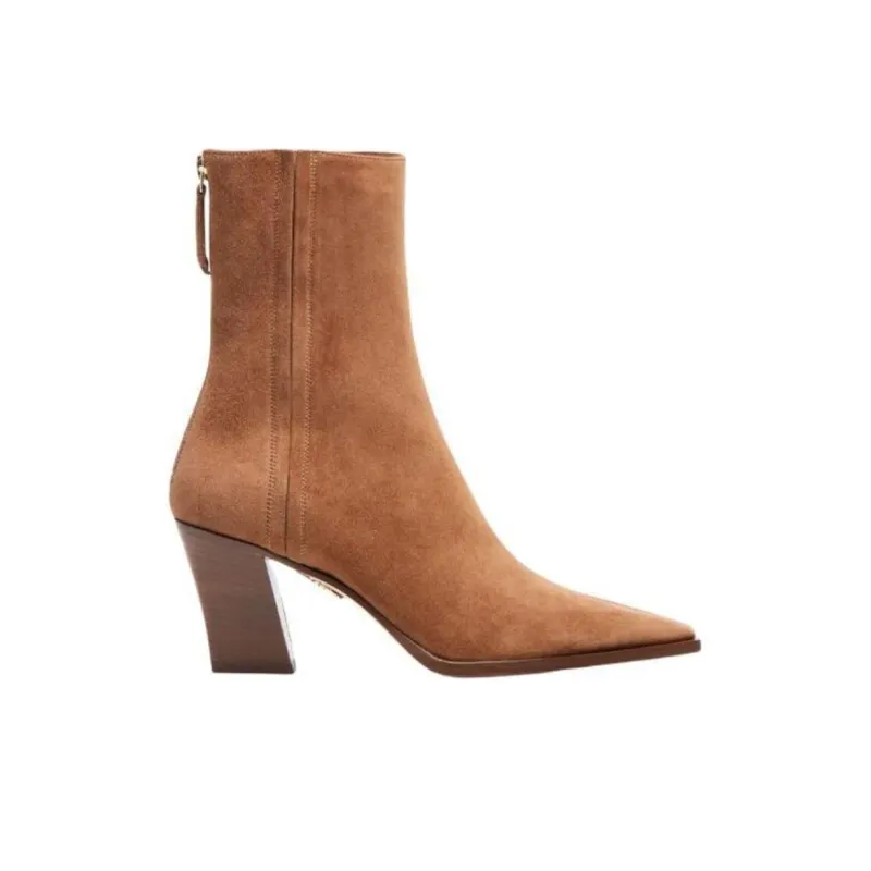 AQUAZZURA Francoise Ankle Boots Women's Brown-1