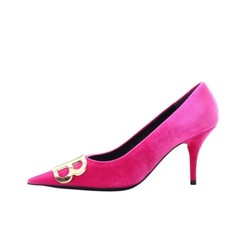 Balenciaga Slim Heel High Heels 8cm Women's Fuchsia