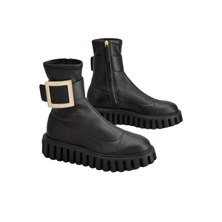 Roger Vivier Ankle Boots 3cm Women's Black-2