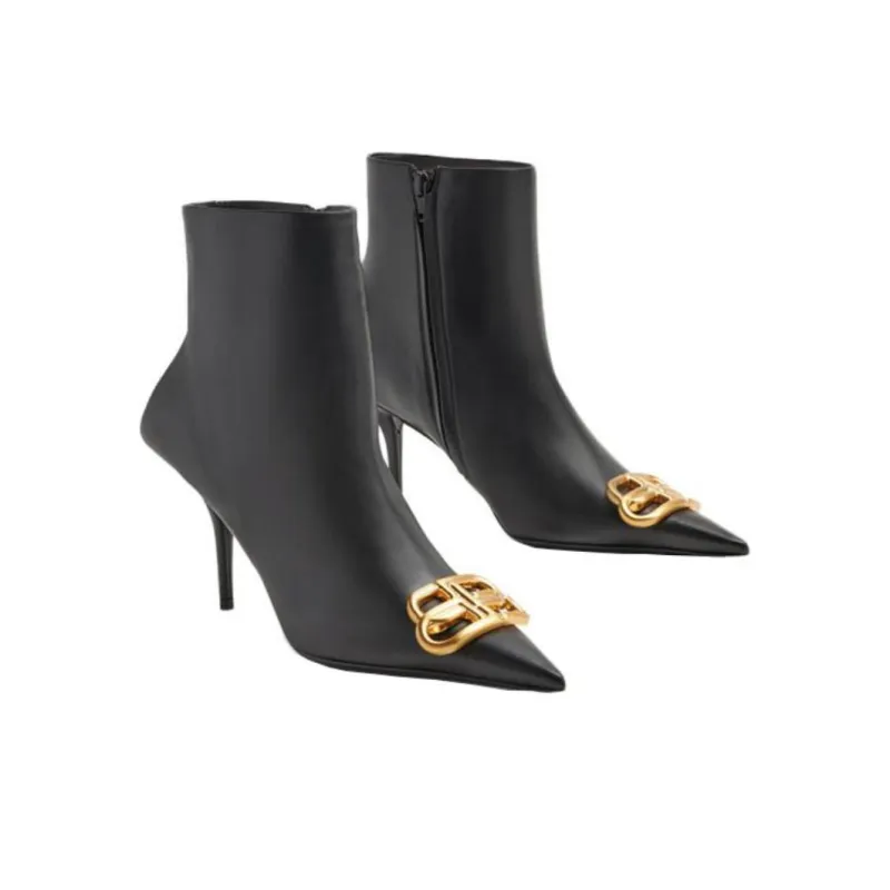 Balenciaga Knife BB 80mm Ankle Boots-3