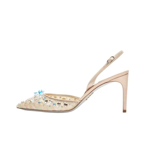 René Caovilla Chandelier 70mm Leather Pumps