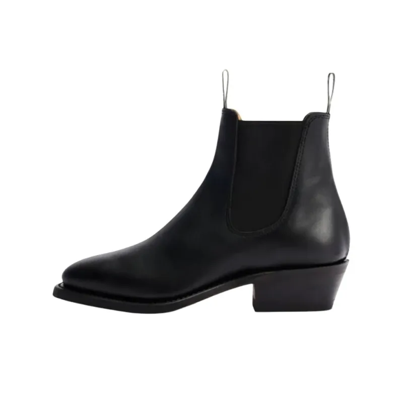 R.M.WILLIAMS Short Chelsea Boots 4.5cm Women's Black-0