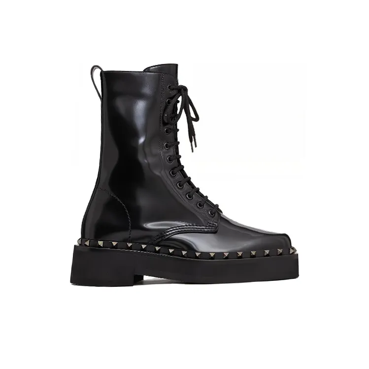 Valentino Garavani M-Way Rockstud 50mm Leather Booots-1