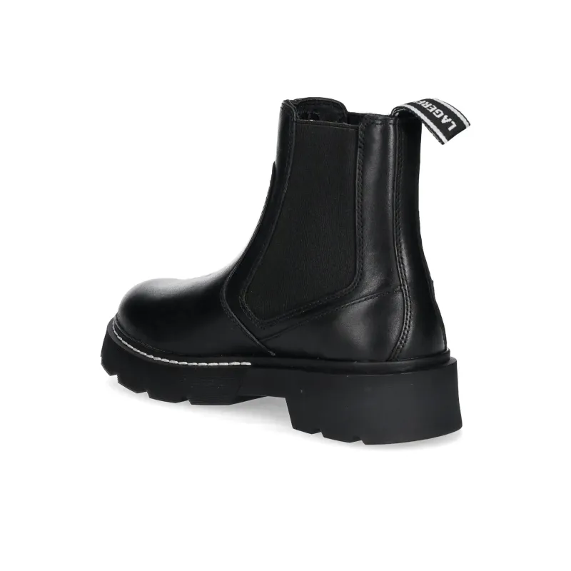 KARL LAGERFELD / Karl Lagerfeld Jeans Logo embossed Ankle Boots Women's-3