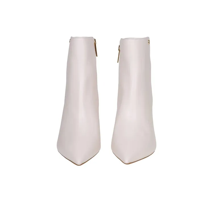 MICHAEL KORS Fashion Ankle Boots 7.5cm Women's White-4