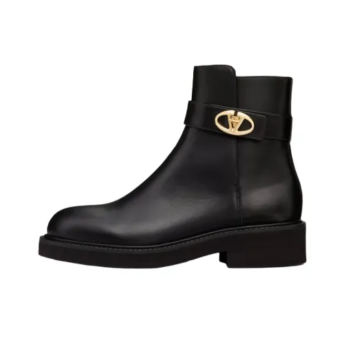 Valentino VLOGO LOCKER Ankle Boots 4cm Women's Black