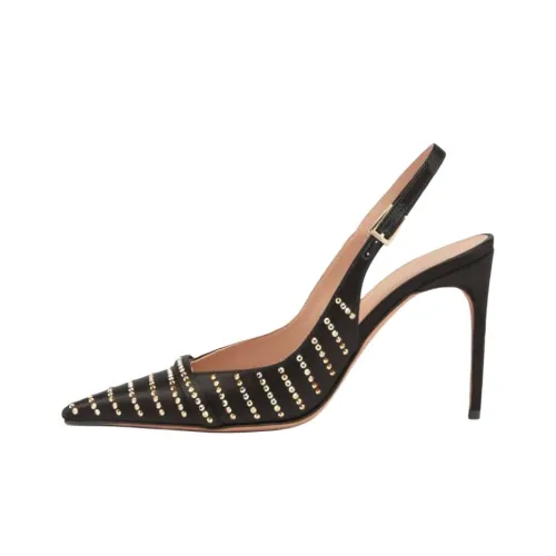 Malone Souliers Jazz Slim Heel High Heels 9cm Women's Black