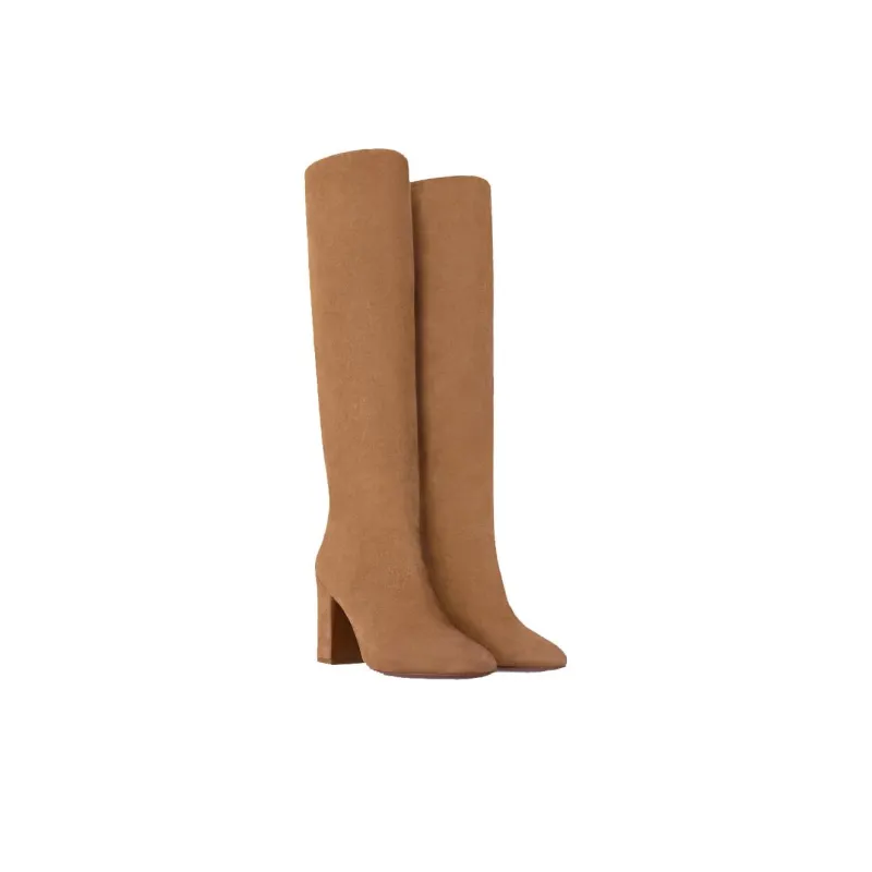 LOUIS VUITTON Donna Knee-high Boots 8.5cm Women's Connyk Brandy-2