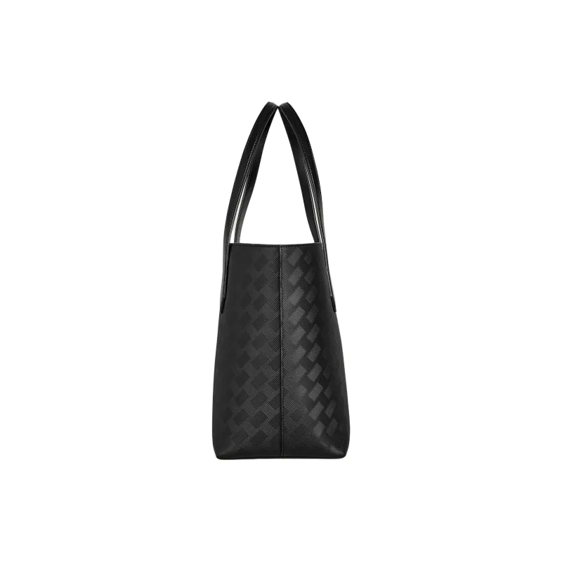 MONTBLANC Cow Leather Tote Bag, Shopping Bag, Shoulder Bag, Handbag Medium Size Women's Black-2