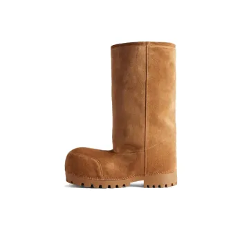 Balenciaga FW24 SKIWEAR Collection Knee high Boots Women's Brown