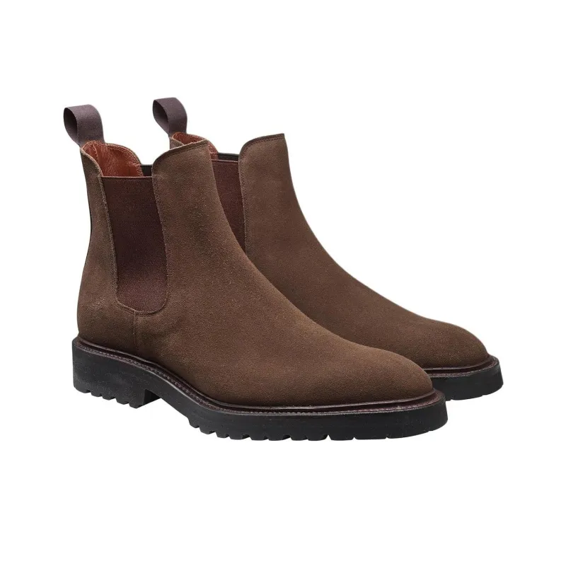 CROCKETT & JONES Poppy Chelsea Boots Women's Dark Brown-3