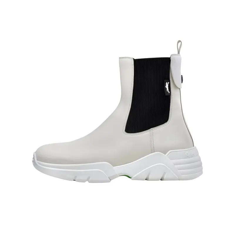 LONGCHAMP Freeminder Chelsea Boots Women's White-0